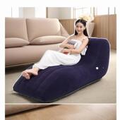 加厚折叠四季 情侣躺椅家用充气沙发座椅户外坐垫车载气垫床酒店