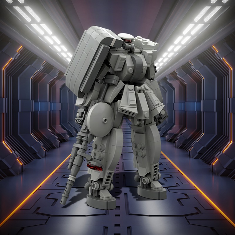 积木玩家MOC扎古MS-06ZAKU-2模型拼插积木机动战士高达周边玩具