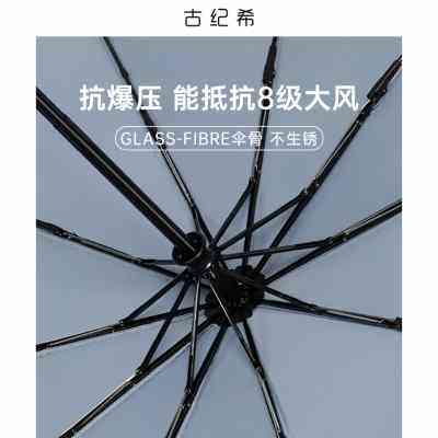 古纪希10骨全自动雨伞加大双人自动折叠伞结实耐用雨伞男士大号