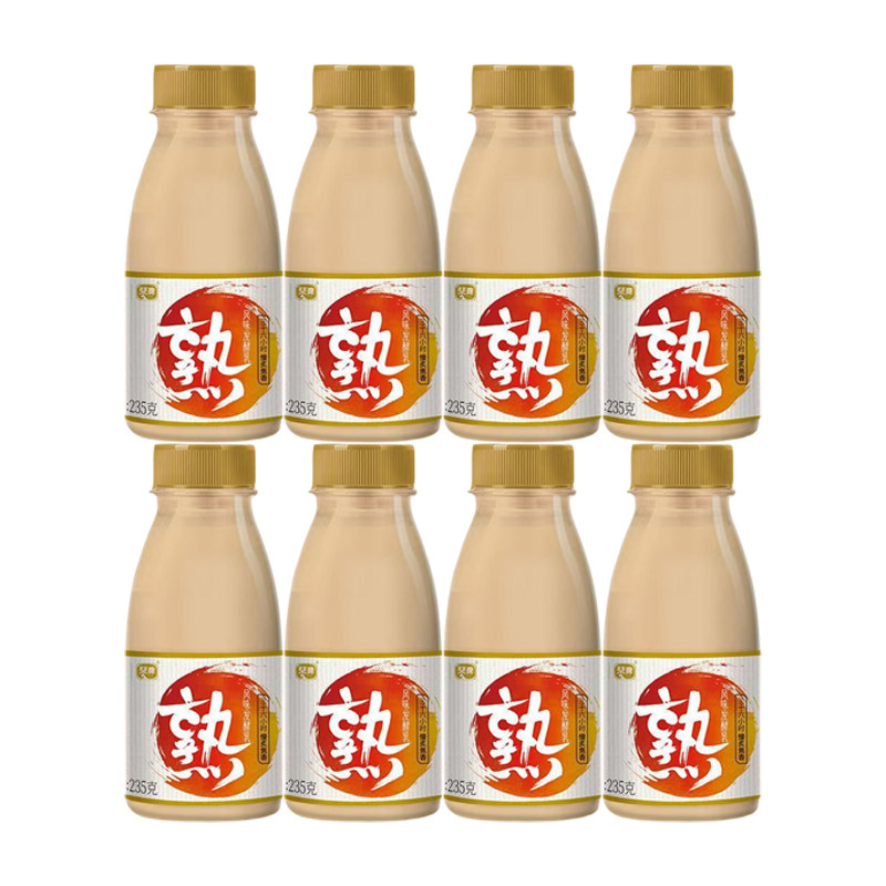 新希望熟酸奶235g*8瓶营养早餐焦香浓郁小瓶便携酸奶低温酸奶