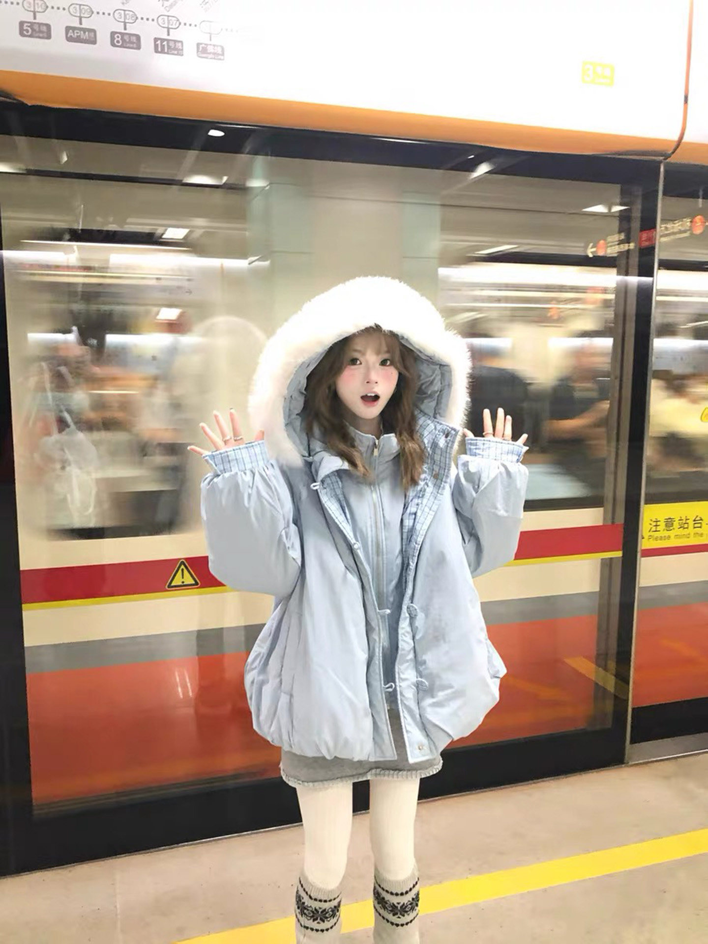 Women's Hooded Down Jacket Loose Warm 2025 Winter Style - Taobao product photo 5