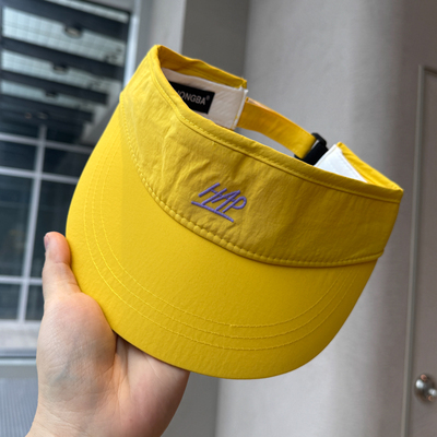 新款宽檐空顶帽户外跑步运动速干