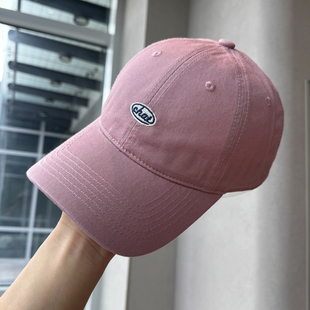 天蓝色时尚chat简约刺绣棒球帽子女韩版学院风宽檐大头围鸭舌帽男