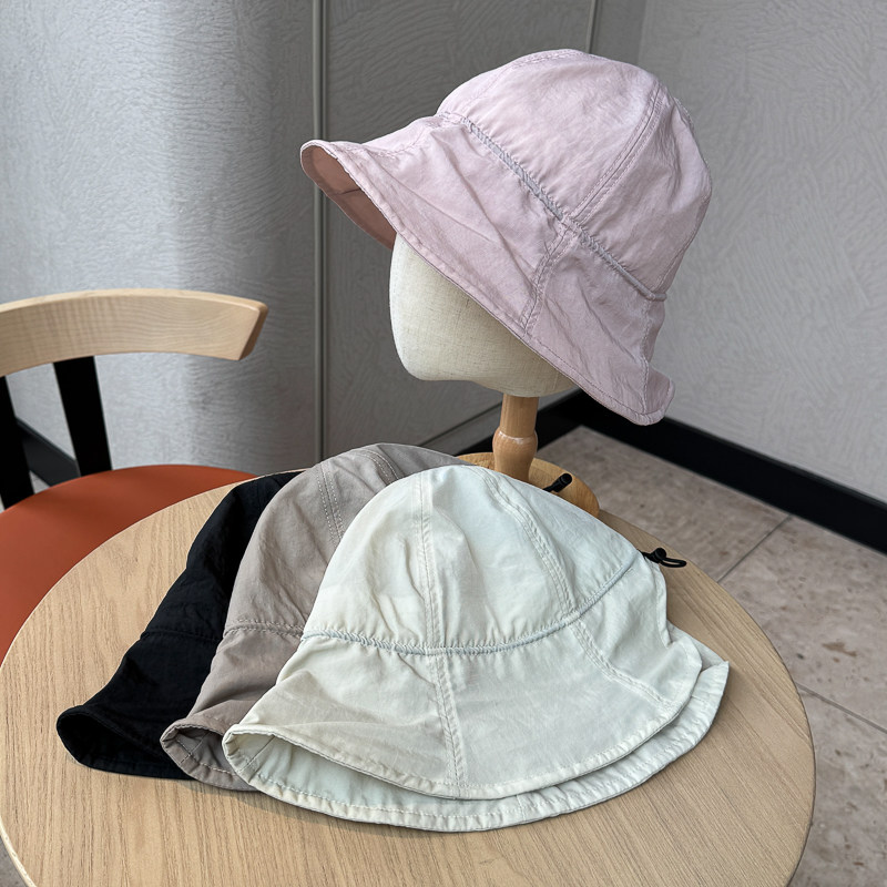 夏季轻薄大帽檐可折叠渔夫帽女