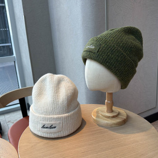 秋冬季双层加厚保暖大头围针织帽子男女高级感防风防寒显脸小冷帽