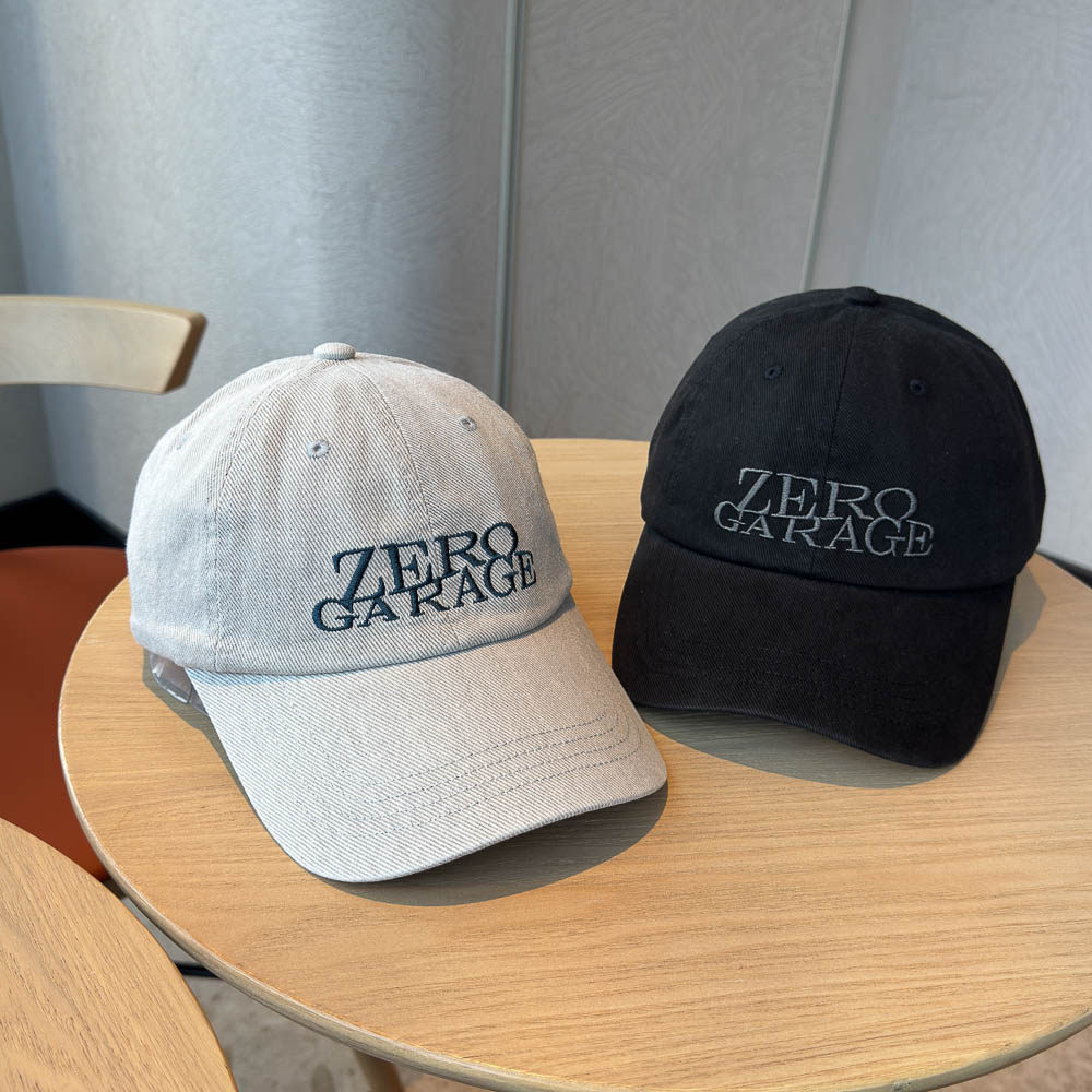 新款复古风ZERO字母刺绣棒球帽子男女四季百搭宽檐遮阳防晒鸭舌帽