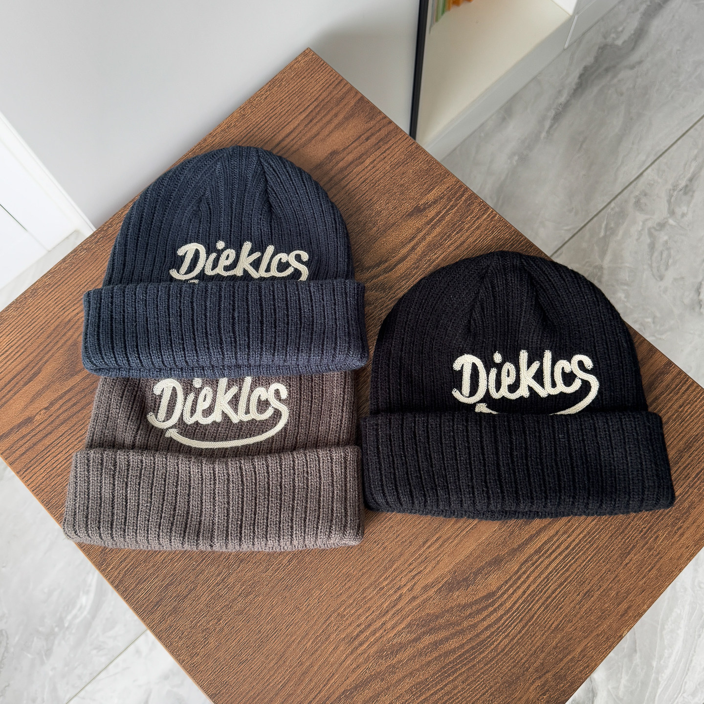 秋冬美式街头红色针织毛线帽子女户外加厚防寒保暖大头围包头帽男