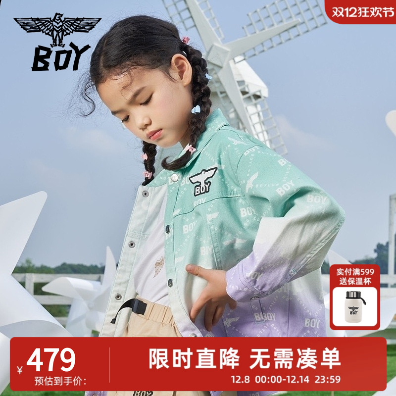 牛仔外套boyjunior时尚春秋童装