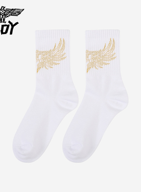 BOY童装儿童袜子25秋冬新款时尚潮流中筒袜男女童中大童K81004