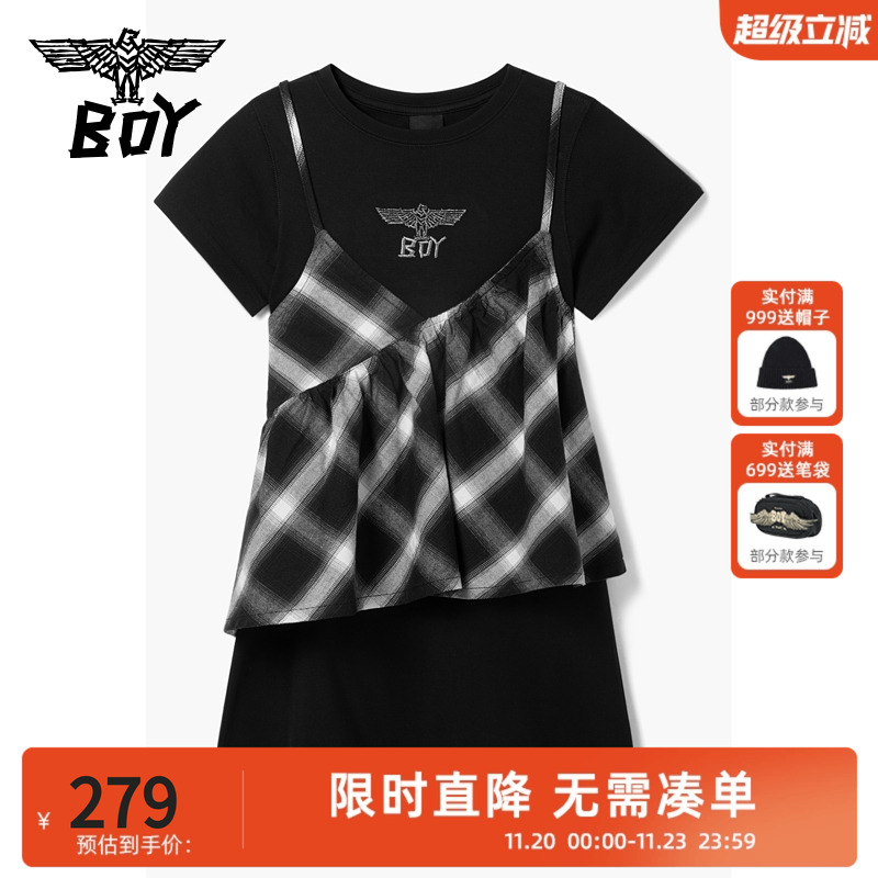 BOYJUNIOR女童两件套连衣裙