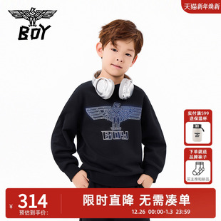 潮流休闲套头衫 儿童卫衣时尚 男女童V253K03039 25秋新款 BOY童装