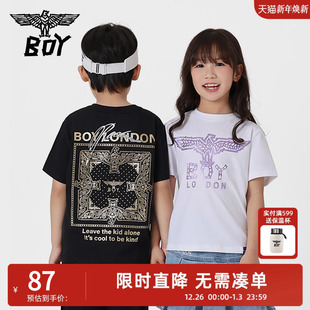 夏短袖 塔罗牌 BOY童装 休闲烫金休闲针织T恤男女童 SALE