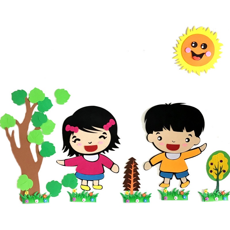 幼儿园小学班级文化墙黑板报装饰教室布置材料主题创意墙贴画组合图片