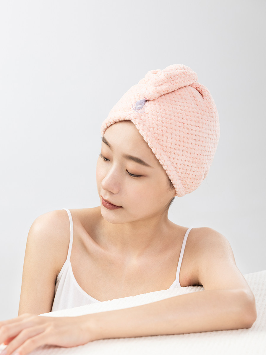 洁丽雅干发帽擦长头发吸水不掉毛快干加厚柔软干发巾菠萝格浴帽女,居家布艺,干发毛巾,淘宝优惠券,粉丝福利购,淘宝优惠卷