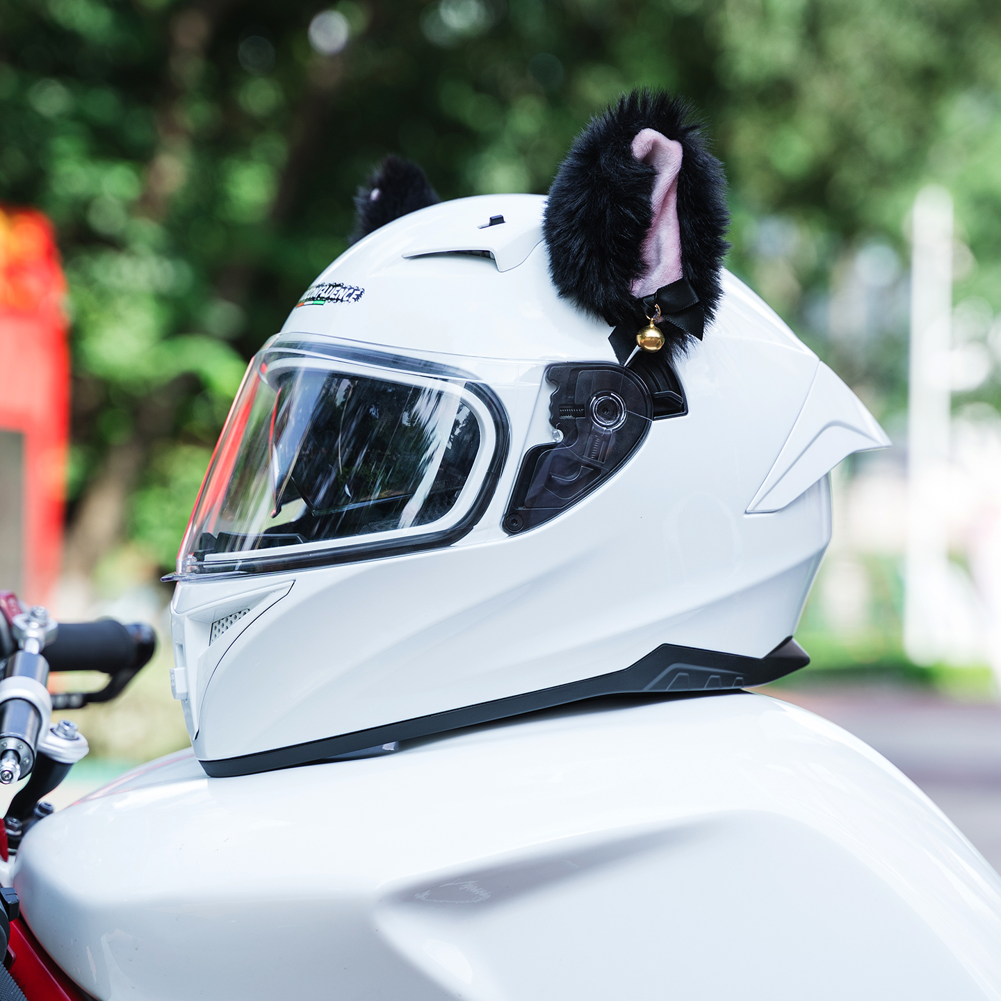 摩托车骑行头盔男女生机车3C认证蓝牙四季通用赛道机车双镜片全盔