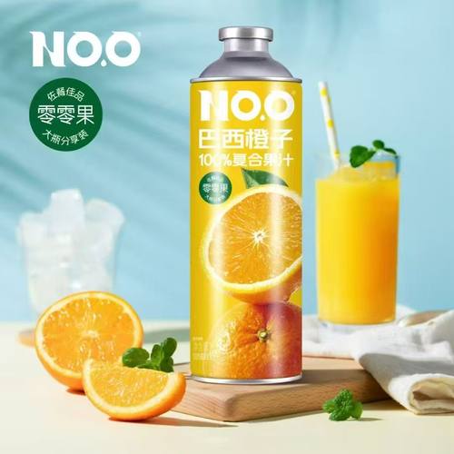零零果橙汁草莓汁东北冻梨汁1L罐