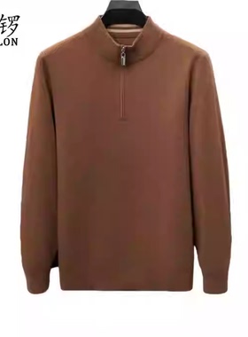 【美美专享】佐锣男士蚕丝羊毛针织衫ZLG26103S