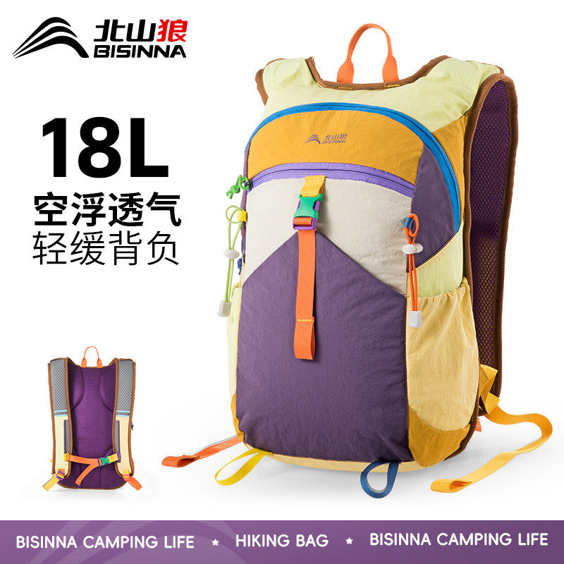 北山狼旅行包大容量双肩包男女多