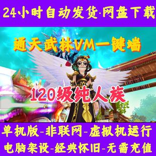 武林外传单机版人族120级强天位GM无限元宝刷装备PC网游