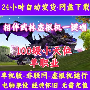 武林外传单机版586人族100级小天位单职业GM元宝刷装备无限资源
