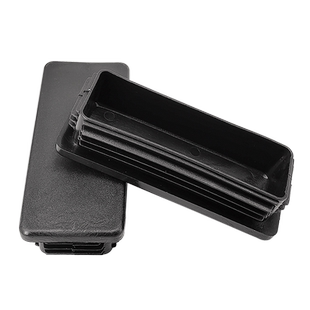 黑色50x120mm方塞堵头 家具桌椅不锈钢脚垫堵头