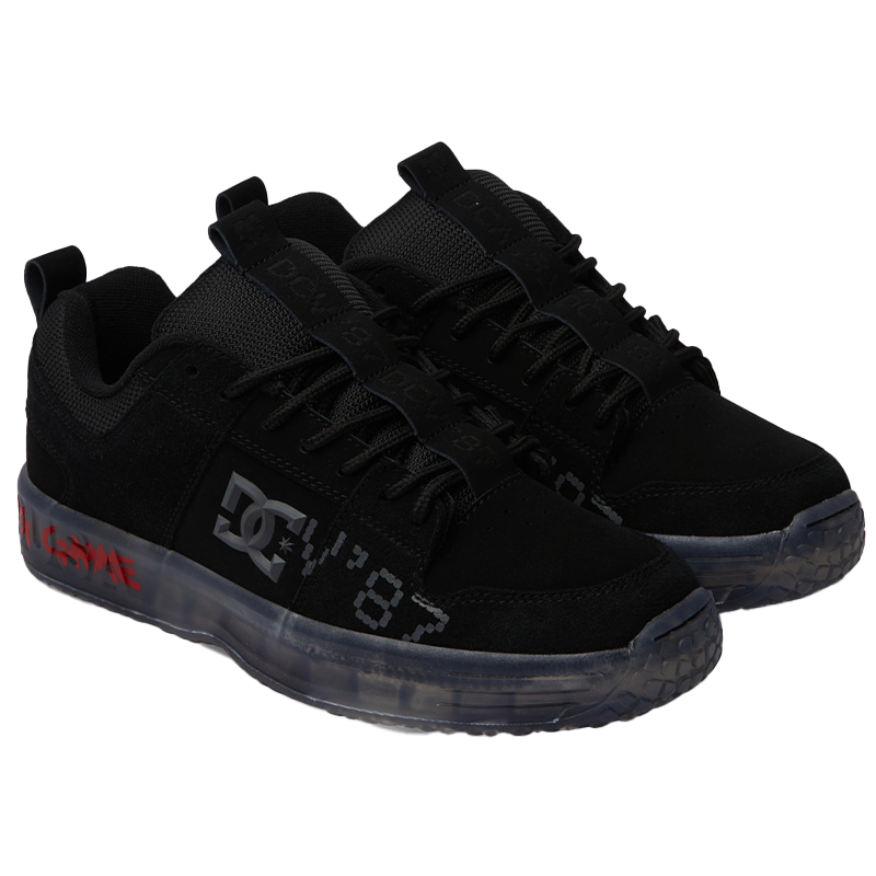 滑板鞋DCSHOES麂皮3D立体透明