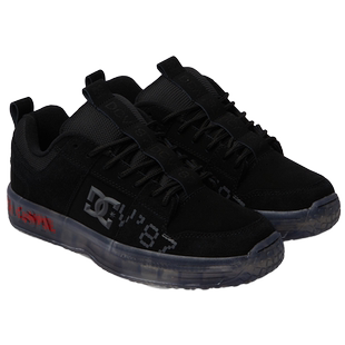 DCSHOES X DCV87 正品联名款立体logo绒面透明鞋底缓震DC滑板鞋