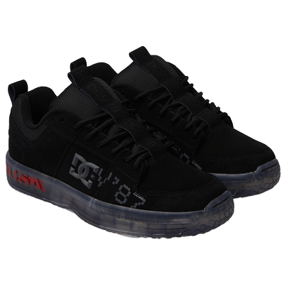 滑板鞋DCSHOES麂皮3D立体透明