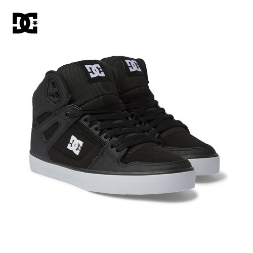 休闲板鞋拼色系带高帮