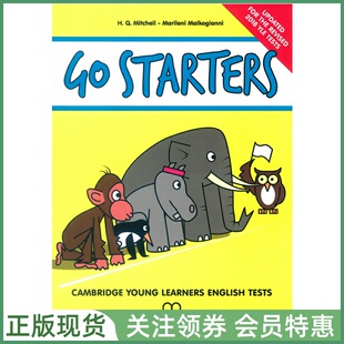 剑桥少儿英语考试全真模拟试题 Go Starters Updated for the Revised 2018 Cambridge YLE Tests 一级新版题型带小程序资源MM出版