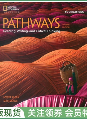 国家地理读写技能训练教材 Pathways Second Edition Reading Writing Foundations Student Book 入门级读写学生用书 NGL