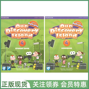 Island Longman Pearson and Our Discovery Workbook Level ODI 培生朗文少儿英语教材 Student 四级学生用书练习册 Book