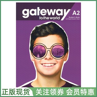 麦克米伦中学英语教材 Gateway to the World A2 Student's Book with App and Digital 二级学生用书 带帐号 Macmillan