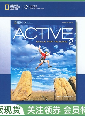 国家地理 积极英语阅读教程 Active Skills for Reading 2 Audio CD 二级音频光盘 专项技能训练教材 cengage Explorer NGL