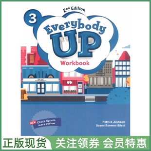 牛津少儿英语教材 Everybody Up 2nd Edition Level 3 Workbook 三级练习册 新版二版美语 oxford
