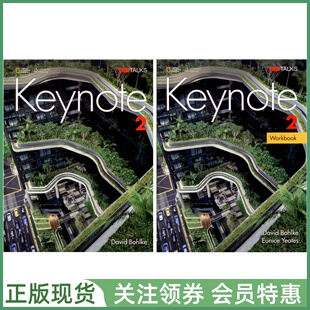 国家地理成人英语教材 American Keynote Level 2 Student Book with Online and Workbook 美音版二级学生用书练习册套装 NGL