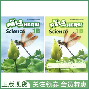 新加坡小学科学 MPH MY PALS ARE HERE Science International 1B Textbook and Activity Book 一年级下册学生用书练习册套装
