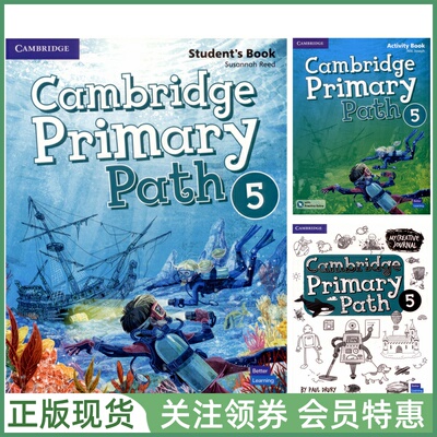 剑桥少儿英语教材 Cambridge Primary Path Level 5 Student's Book and Activity Book 五级学生用书练习册套装