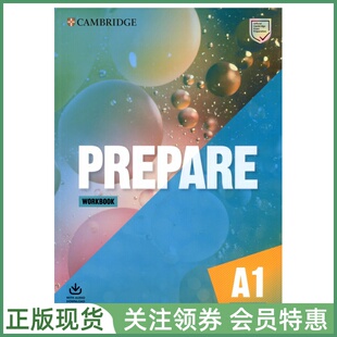 剑桥证书考试备考教材 Prepare A1 Level 1 Workbook with Audio Download Second Edition 一级练习册 cambridge