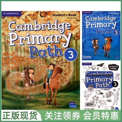 剑桥少儿英语教材 Cambridge Primary Path Level 3 Student's Book and Activity Book 三级学生用书练习册套装