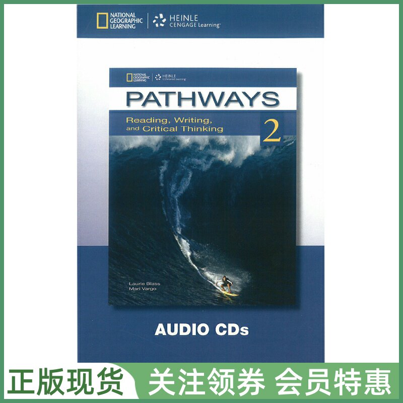 国家地理读写技能训练教材 Pathways Reading Writing Level 2 Audio CDs 二级读写音频光盘 NGL