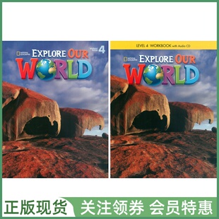 国家地理少儿英语教材 Explore Our World Level 4 Student Book and Workbook with CD 四级学生用书练习册 NGL