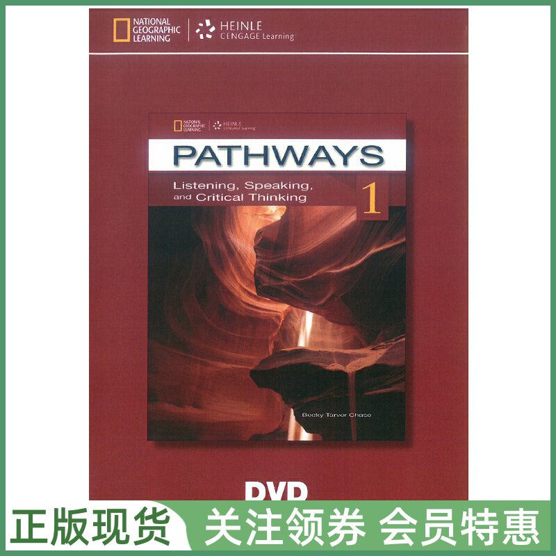 国家地理听说技能训练教材 Pathways Listening Speaking Level 1 DVD 一级听说视频光盘 NGL