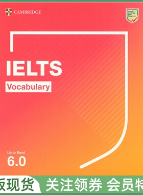 剑桥雅思核心词汇精讲精练 IELTS Vocabulary Up to Band 6.0 with Downloadable Audio 带音频 cambridge