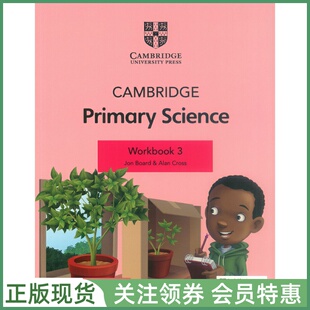 新版剑桥小学科学教材 Cambridge Primary Science Workbook 3 with Digital access 三年级练习册 带帐号