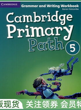 剑桥少儿英语教材 Cambridge Primary Path Level 5 Grammar and Writing Workbook 五级语法书 语法写作练习册
