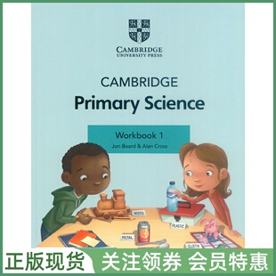 新版剑桥小学科学教材 Cambridge Primary Science Workbook 1 with Digital access 一年级练习册 带帐号
