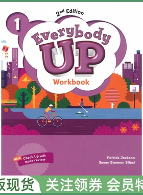 牛津少儿英语教材 Everybody Up 2nd Edition Level 1 Workbook 一级练习册 新版二版美语 oxford