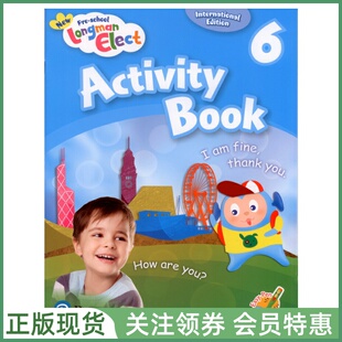 Longman Edition New school 六级练习册 preschool 培生朗文幼儿英语教材 新版 Elect Pre Book Activity 2nd npre