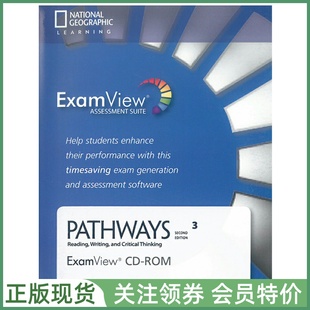 Pathways Writing 国家地理读写技能训练教材 ExamView 三级读写测试软件 Edition ROM Second NGL Reading Level